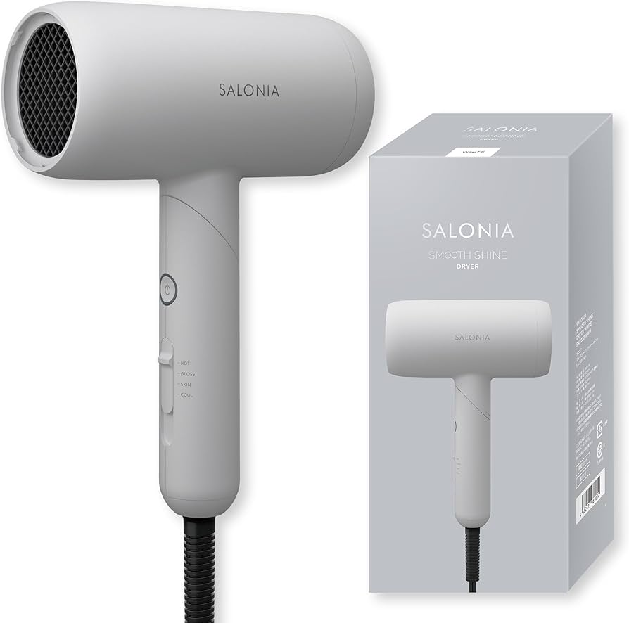 Amazon | SALONIA サロニア スムースシャイン ドライヤー 大風量 速乾