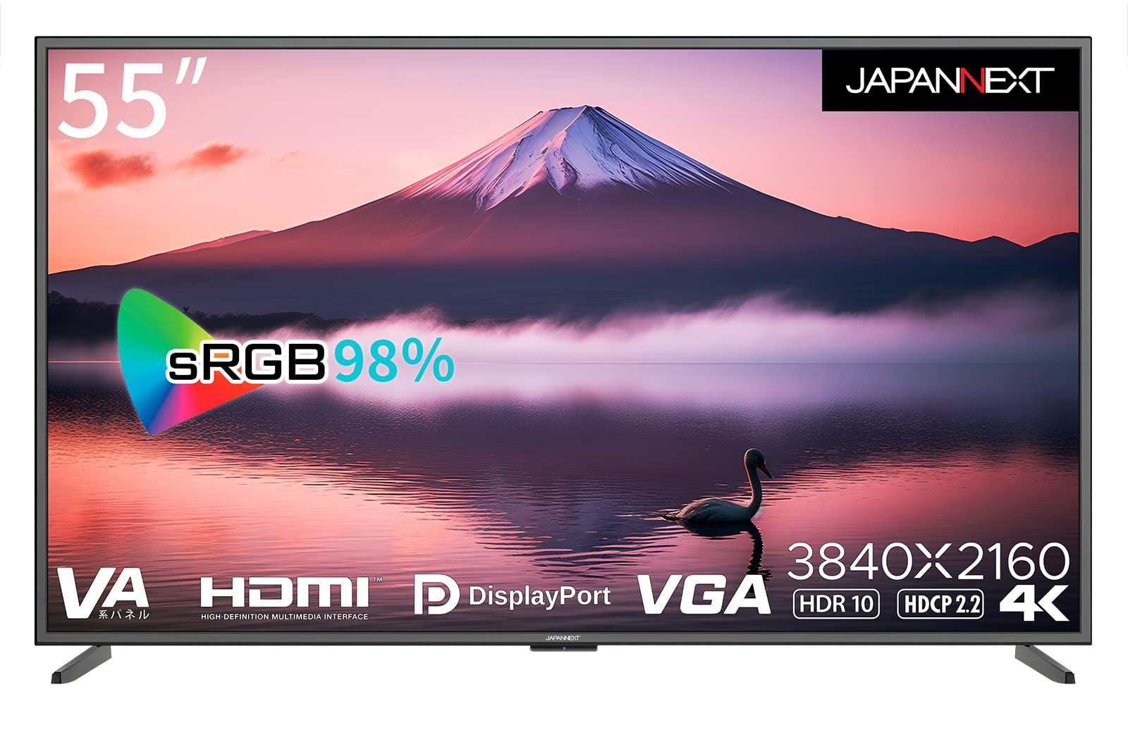 Amazon.co.jp: JAPANNEXT 55インチ 大型4Kモニター JN-V5500UHDR-N 非