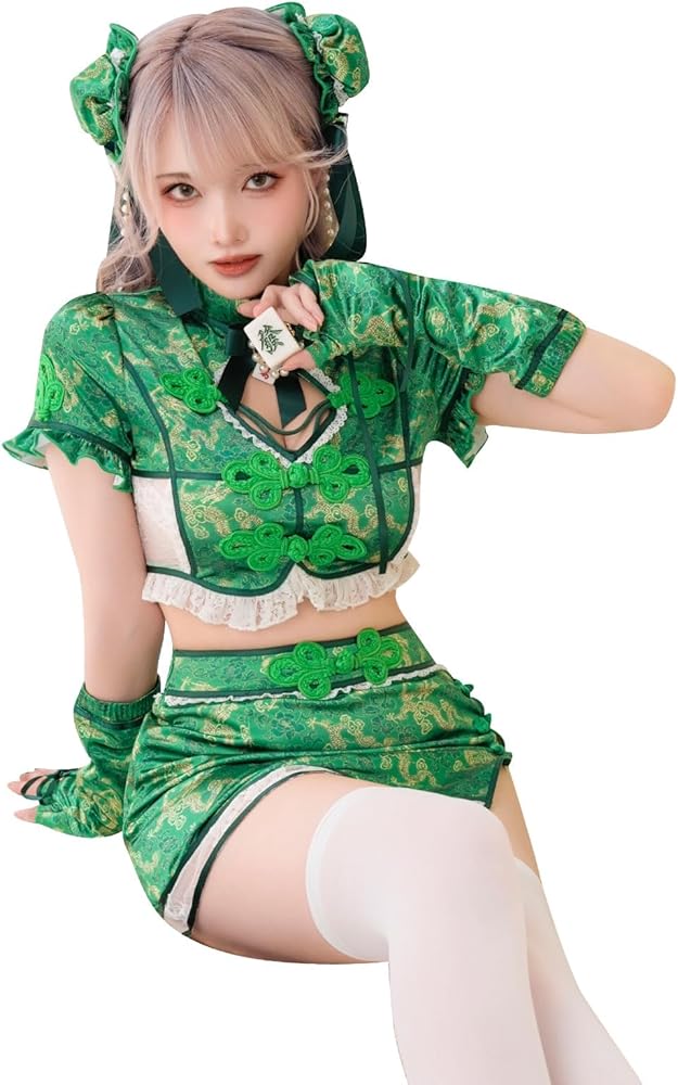 Amazon.co.jp: [Malymoon] コスプレ チャイナ服 中華 麻雀