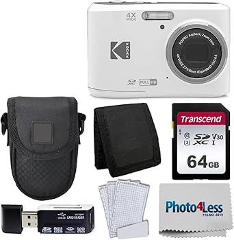 Kodak PIXPRO FZ45 Digital Camera + Black Point & Shoot Camera Case