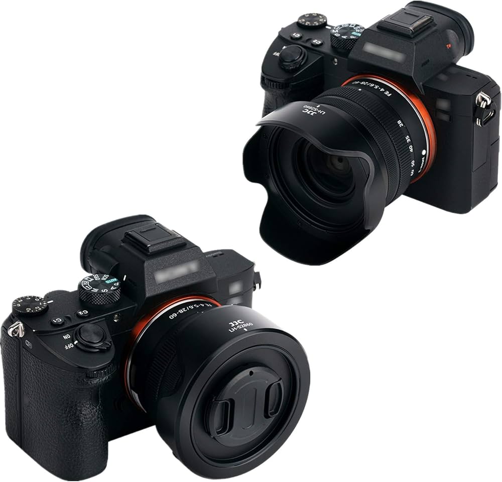 Amazon | JJC リバーシブルレンズフードシェードプロテクターカバー