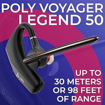 Amazon.com: Poly Voyager Legend 50-M Bluetooth Headset, Charging