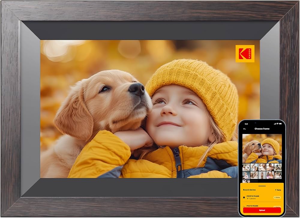 Amazon | KODAK (コダック) 10.1インチ WiFi デジタルフォトフレーム