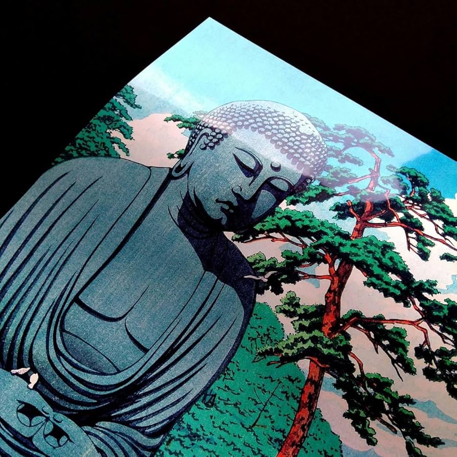 Amazon.co.jp: 川瀬巴水『鎌倉大仏』浮世絵 アート 沢 ポスター A3