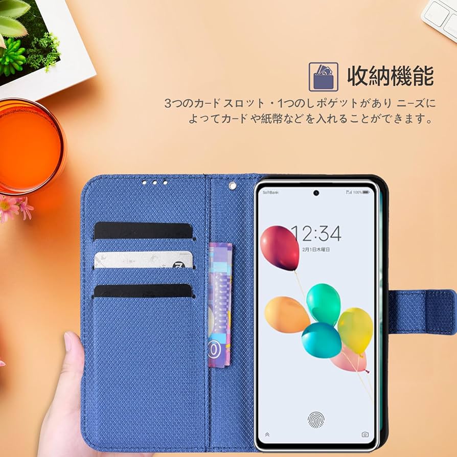 Amazon.co.jp: ZTE あんしんファミリースマホ 用 ケース 手帳型 YAJOJO