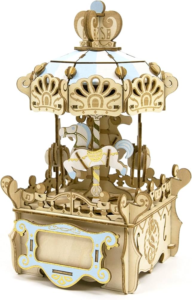 Amazon | ki-gu-mi オルゴール メリーゴーランド - 小学生 から 大人
