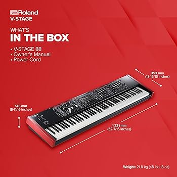 Amazon.com: Roland V-STAGE 88 | Premium 88-Key Weighted Digital