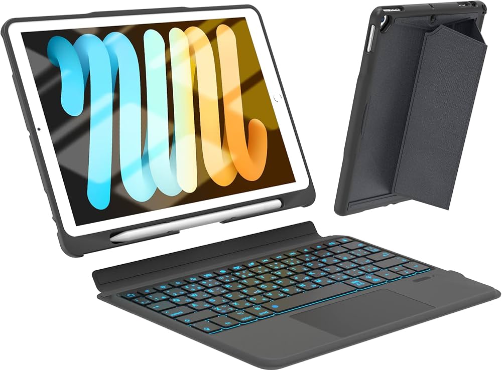 Amazon.co.jp: ipad 第9/8/7世代 キーボード ケース タッチパッド搭載