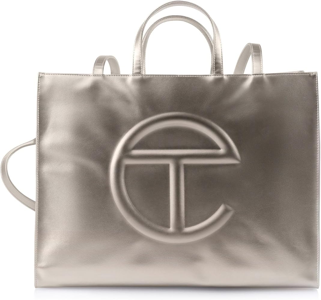 Amazon.com: TELFAR Large Shopping Bag - Bronze : Clothing, Shoes