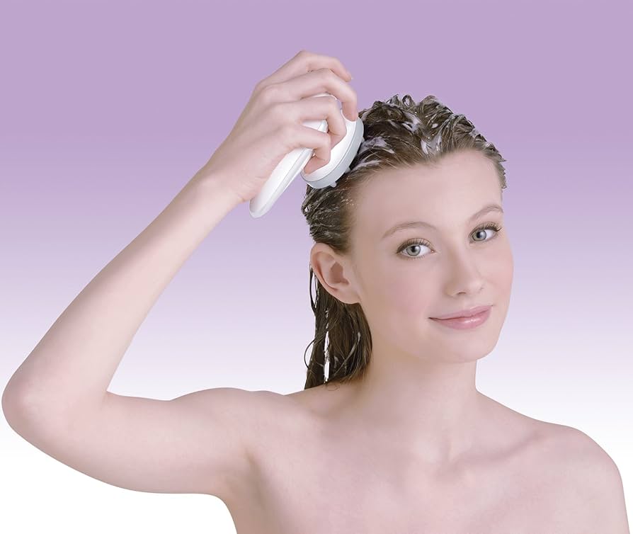 Amazon | パナソニック 電動頭皮ブラシ 音波振動クレンジングタイプ 白