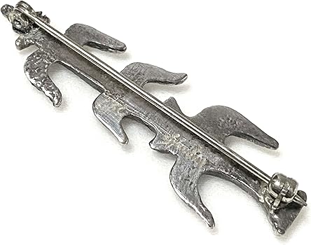 Amazon | ナバホ族 インディアンジュエリー STERLING ブローチ