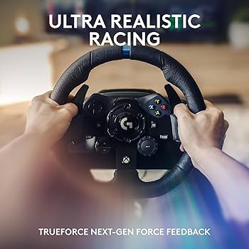 Amazon.com: Logitech G923 Racing Wheel and Pedals, TRUEFORCE Force