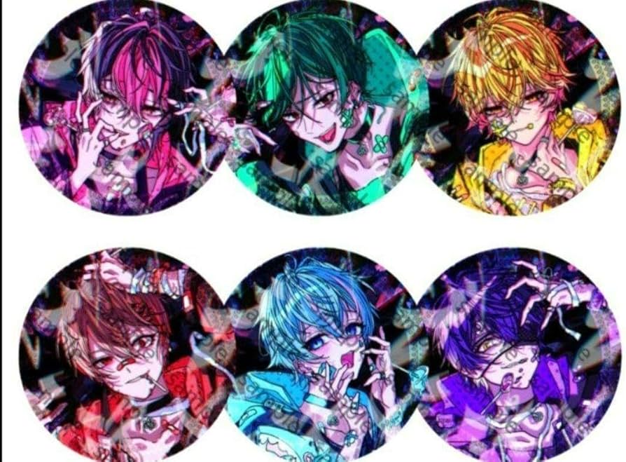 Amazon.co.jp: 全6種 シクフォニ 周年記念 缶バッジ しっくす : おもちゃ