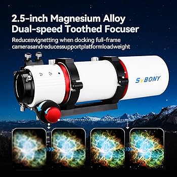 Amazon.com : SVBONY SV550 Telescope, 80ED F6 Triplet Apochromatic