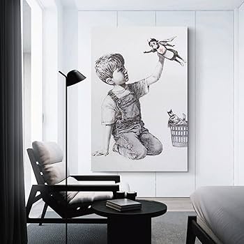 Amazon.co.jp: Banksyバンクシー 《ゲーム・チェンジャー》ポスター