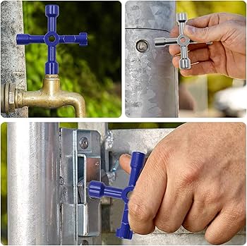 MHDUYEG Multifunctional Key, Pack of 2 4-Way Multifunctional Keys