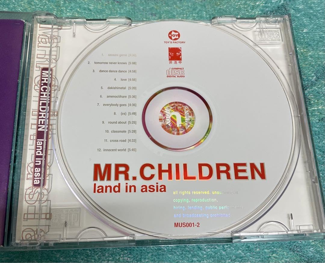 Amazon.co.jp: Mr.Children land in asia 初回生産限定盤 : おもちゃ