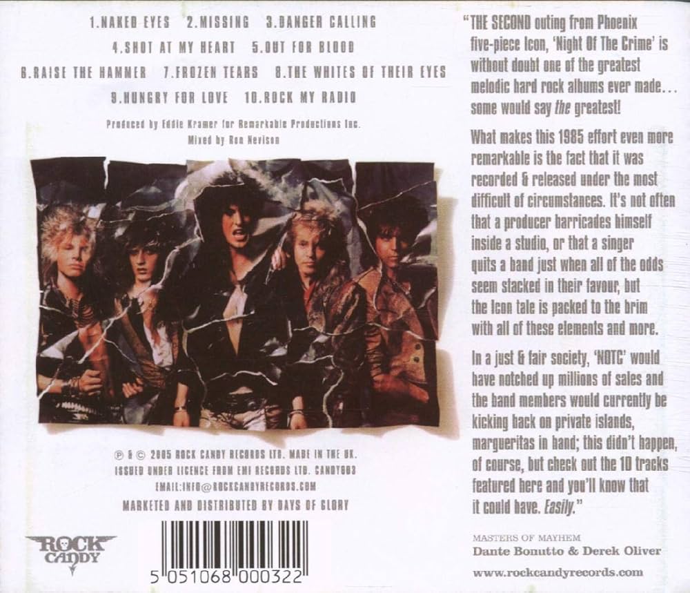 ICON - Night of the Crime - Amazon.com Music