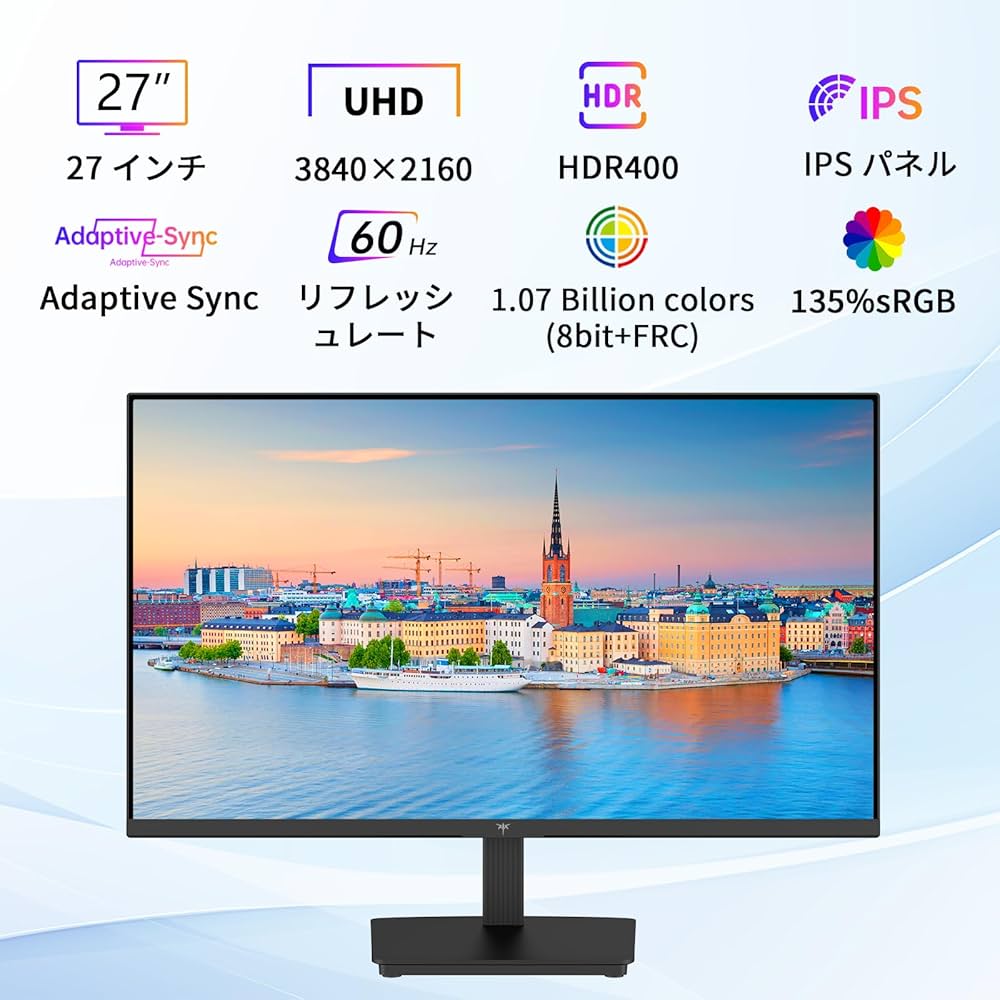 Amazon.co.jp: KEY TO COMBAT 27インチ 4K UHDゲーミングモニター