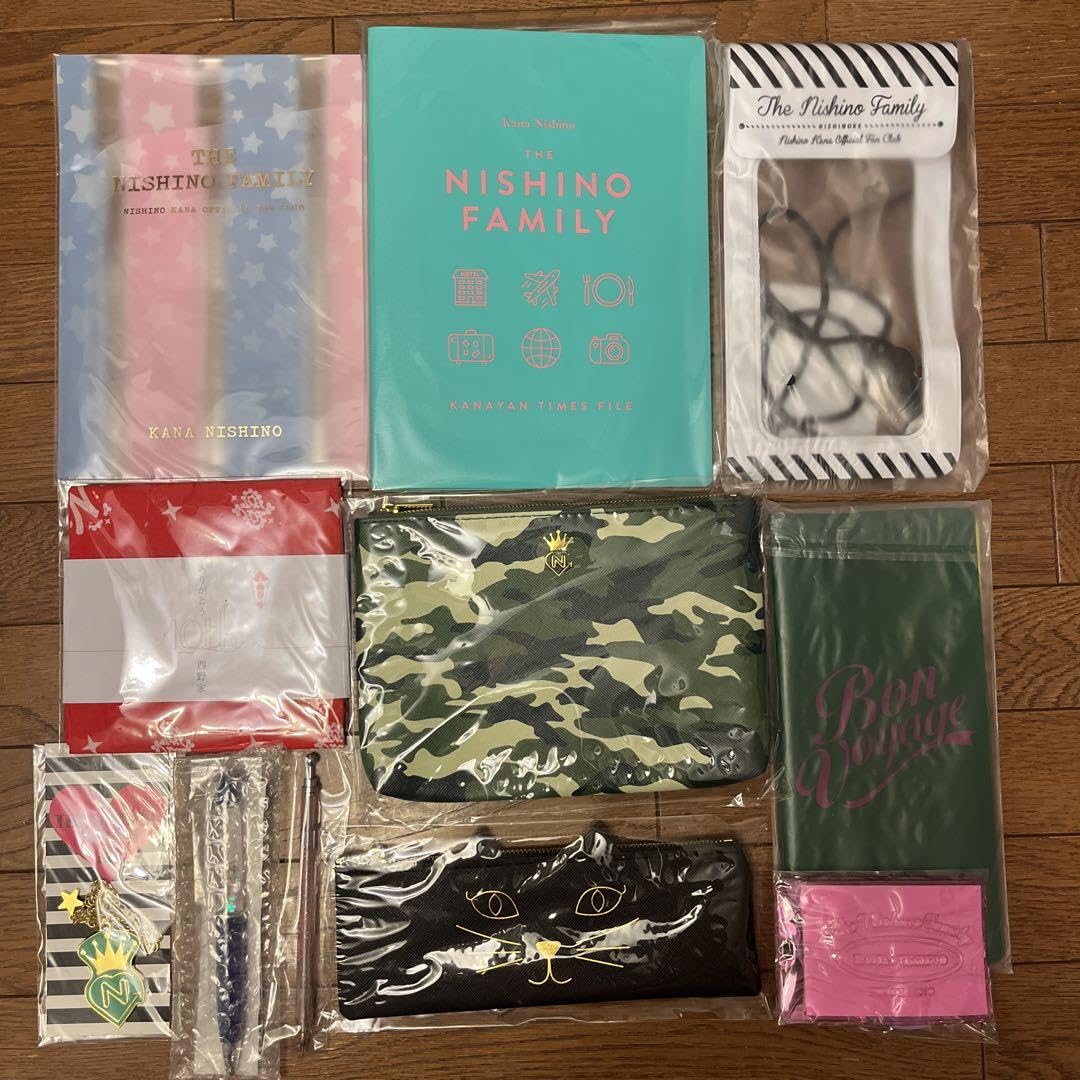 Amazon.co.jp: 西野カナ ファンクラブ 特典 西野家 FC継続特典 11点