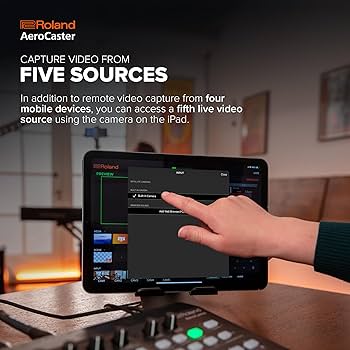 Amazon.com: Roland AeroCaster | Portable Livestreaming System