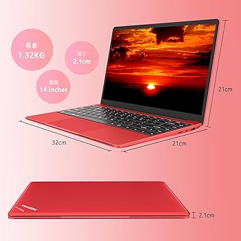 Amazon.co.jp: WOZIFAN 14 インチ ノートパソコン/メモリ 6GB DDR4