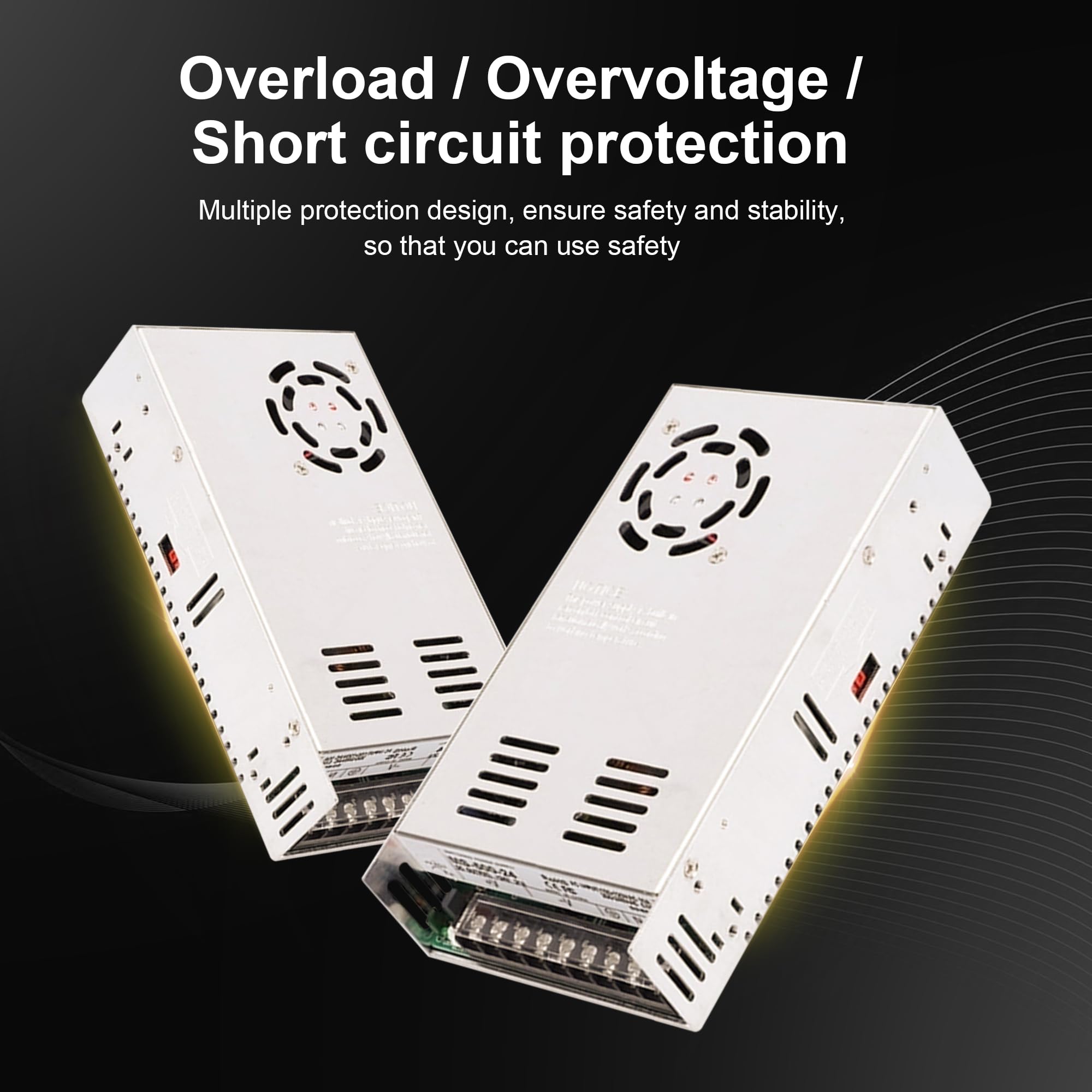 Amazon.com: 12V 25A 300W Switching Power Supply Adapter SMPS AC