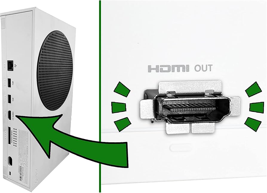Amazon.co.jp: Xbox Series S用HDMIポート交換キット、XSSコンソール用
