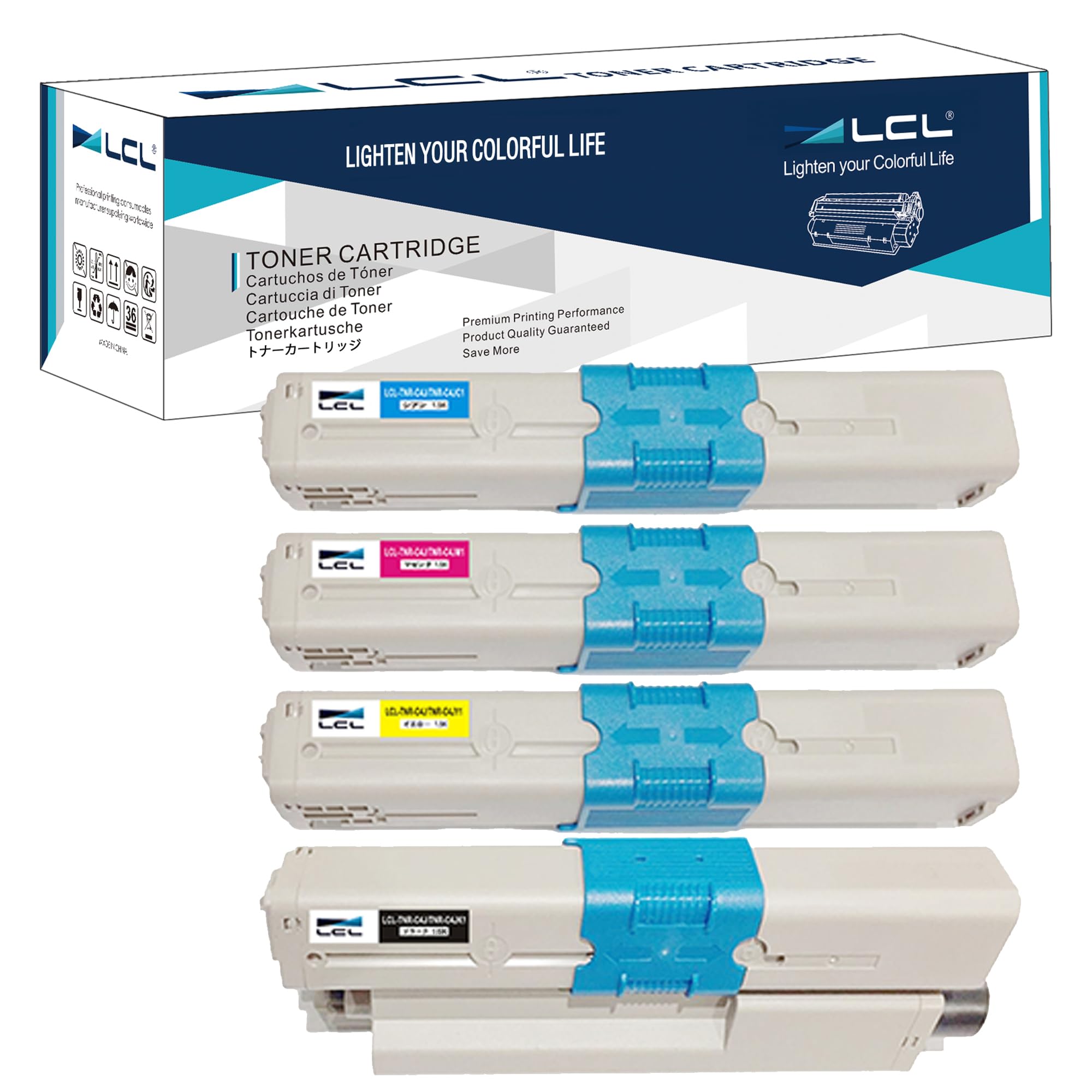 Amazon.co.jp: LCL OKI用 TNR-C4J TNR-C4JK1 TNR-C4JC1 TNR-C4JM1 TNR