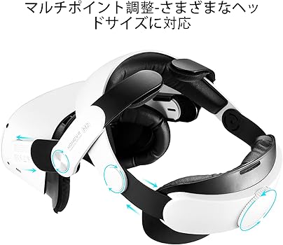 Amazon.co.jp: MOMOVR M2 Eliteストラップ（Oculus Quest 2用）、交換