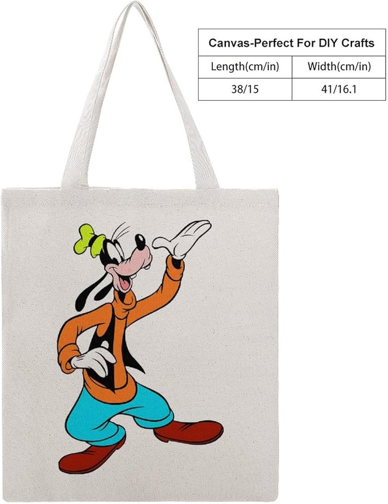 Amazon | [ミュウマック] グーフィー トートバッグ キャンバス 肩掛け