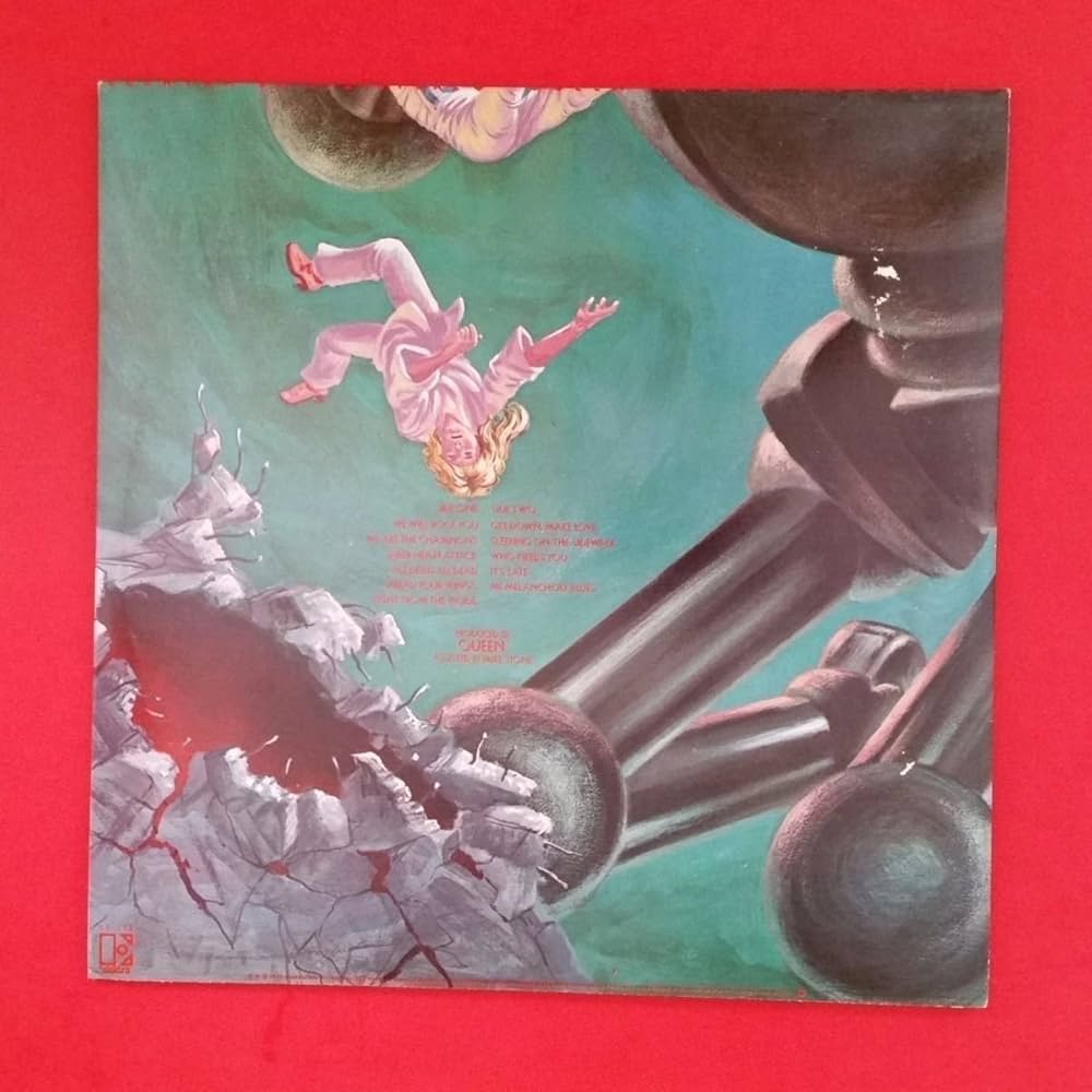 QUEEN News Of THe World LP Vinyl VG++ Cover VG+ Sleeve 1976 6E 112
