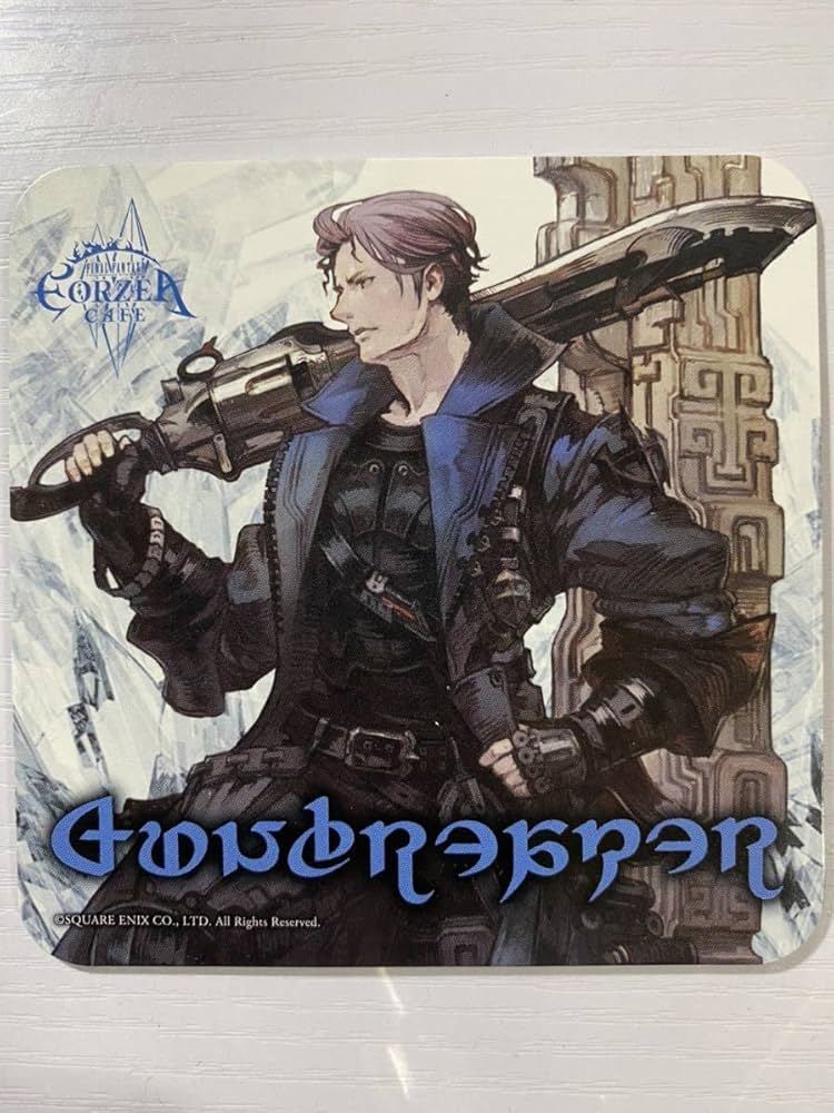 Amazon.co.jp: エオルゼアカフェ コースター FF14 ジョブ ガン