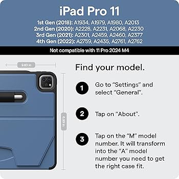 Amazon.com: ZUGU Case iPad Pro 11 Inch Case, 1st/2nd/3rd/4th
