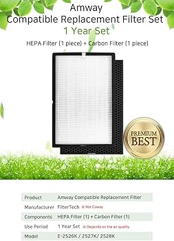 Amazon.co.jp : Amway E-2526K/E-2527K/E-2528K 空気清浄機交換