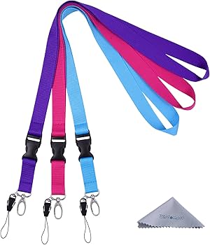 Amazon.co.jp: Wisdompro ネックストラップ 首掛け 平紐 ポリエステル