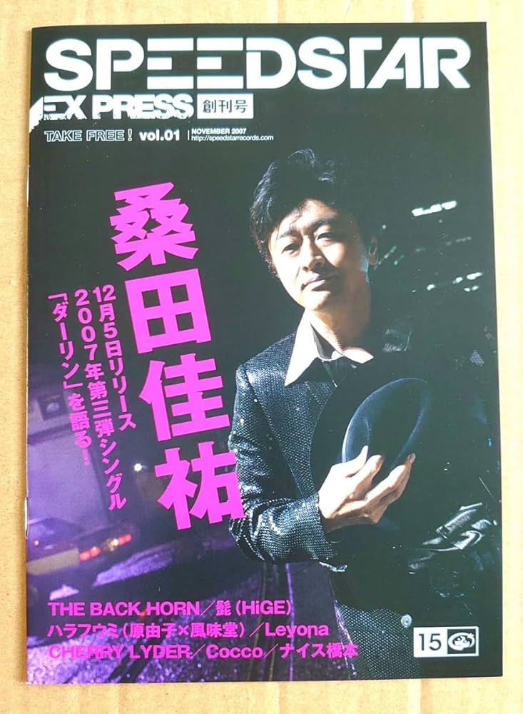 Amazon.co.jp: 桑田佳祐原由子冊子SPEEDSTAR EXPRESS「ダーリン」の
