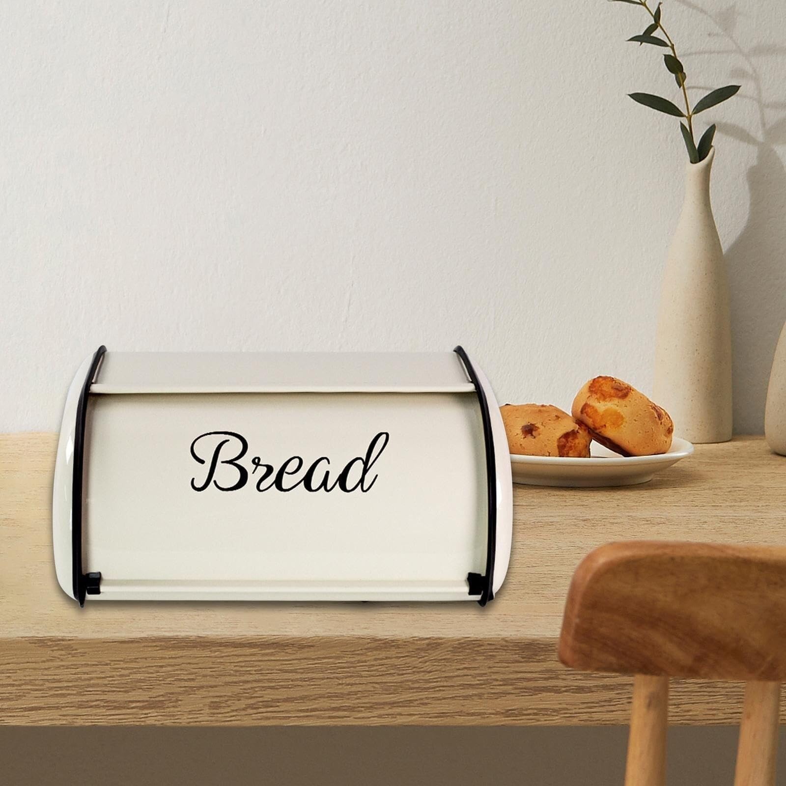 Amazon.co.jp: ブレッドケース パンケース ロールトップブレッドビン