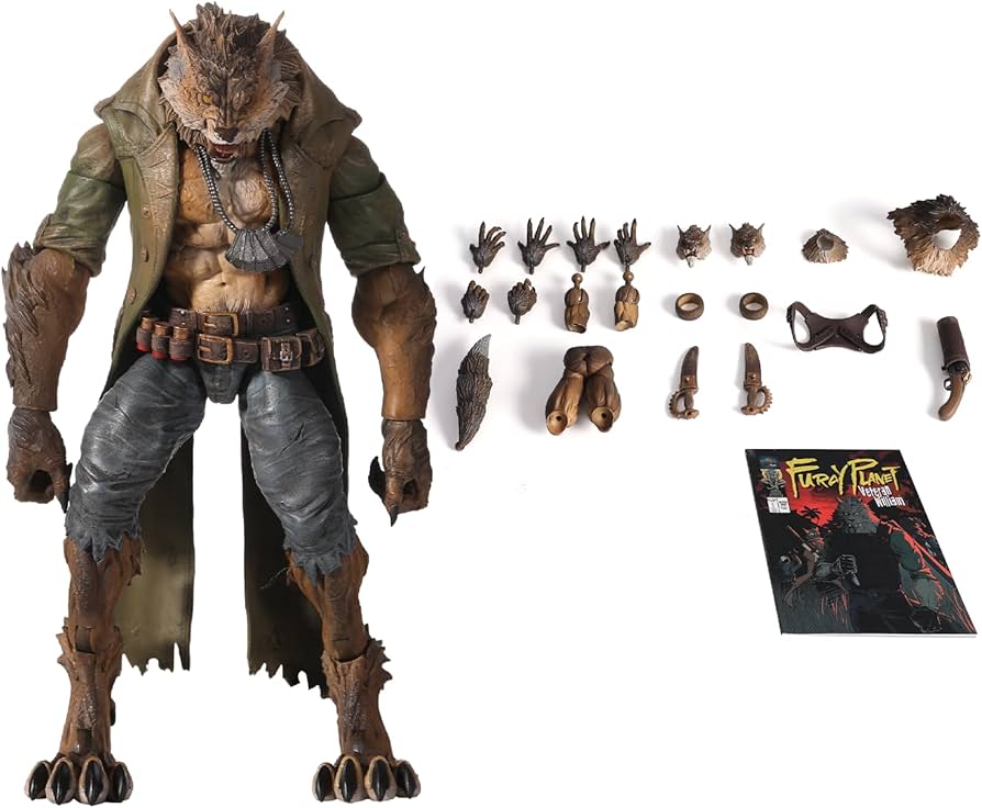 Amazon.co.jp: RAYGE3LOV MU-FP002 傭兵ウィリアム 狼男 1/12