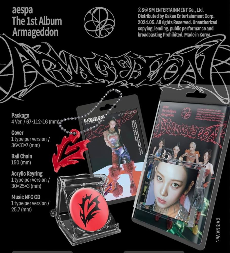 aespa - Armageddon [SMini Ver.] Smart Album (Random ver.) - Amazon