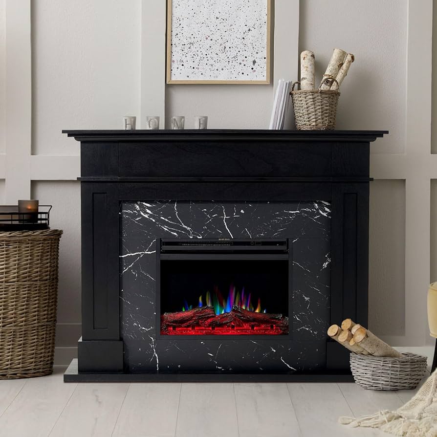 Amazon.com: Cambridge Sofia 53-in. Freestanding Fireplace Mantel