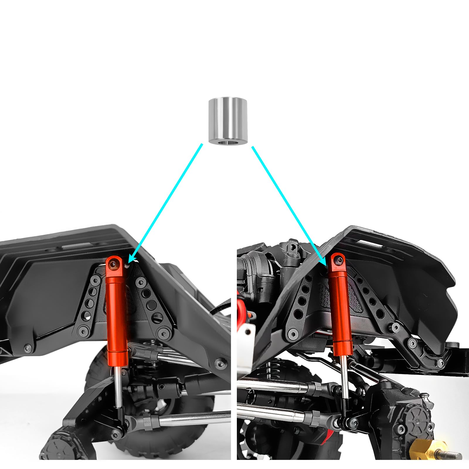 Amazon | rcクローラー アルミショックセットShock Set オイルダンパー