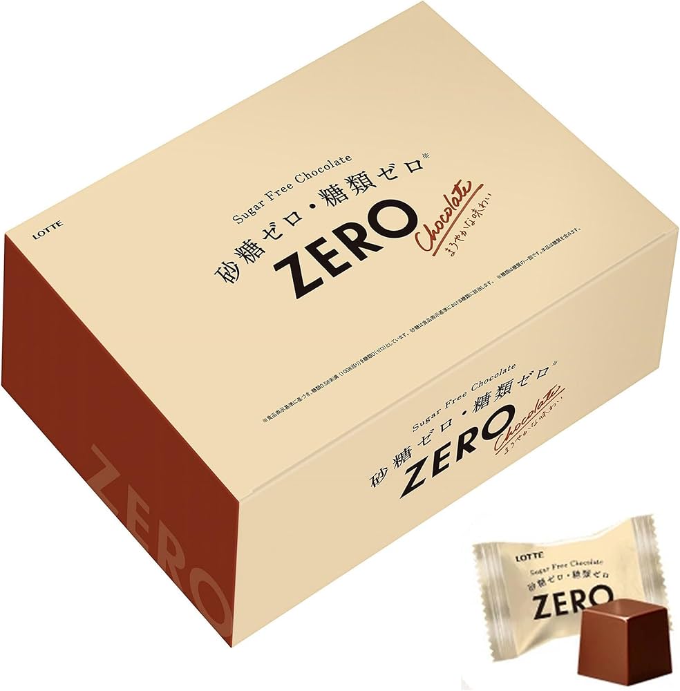 Amazon.co.jp: ロッテ ゼロチョコレート 大容量ボックス 720g : 食品