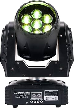 Amazon.com: Eliminator Lighting ADJ - 7 X 12W LED Wash Zoom With