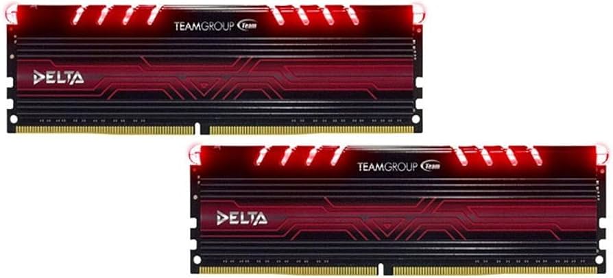 Amazon.co.jp: Team Group デルタシリーズ レッド LED DDR4-2400 CL15