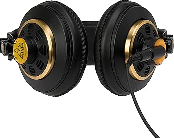 Amazon.co.jp: AKG 有線 セミオープン型ヘッドホン スタジオモニター