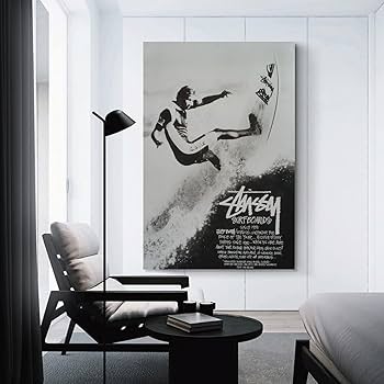 Amazon.co.jp: ビンテージ Stussy Surf ポスター International Stussy