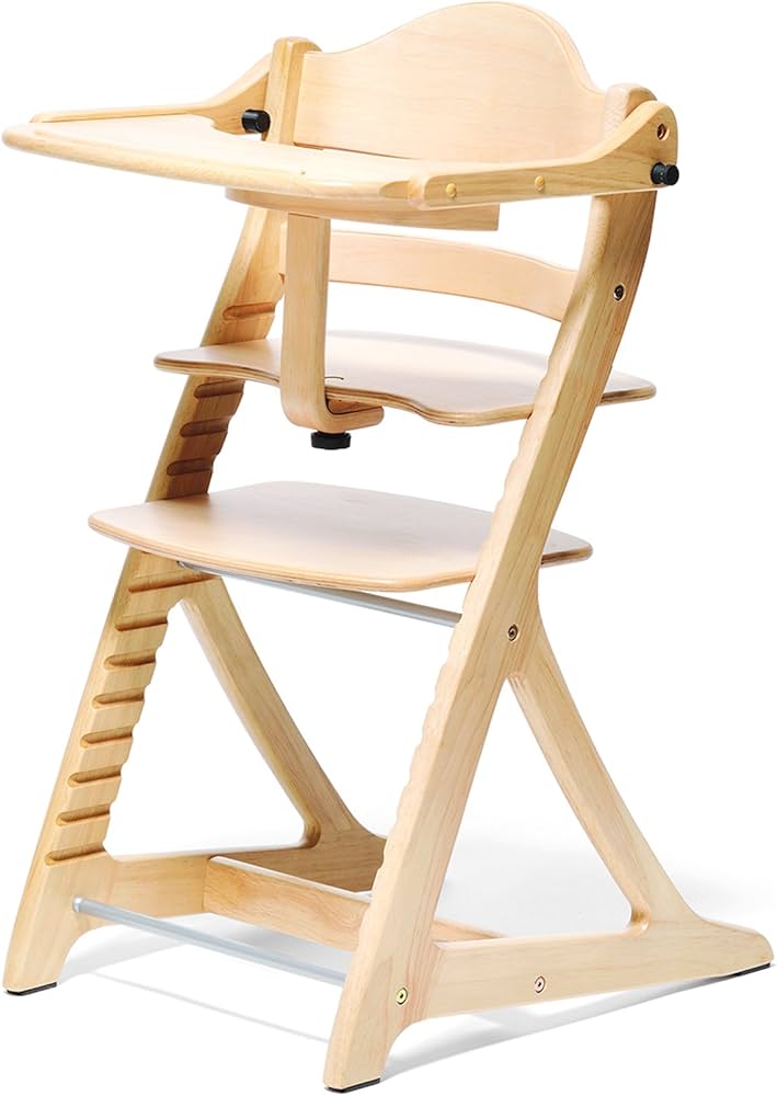 Amazon | 大和屋 すくすくチェアスリムプラス テーブル付 ナチュラルNA