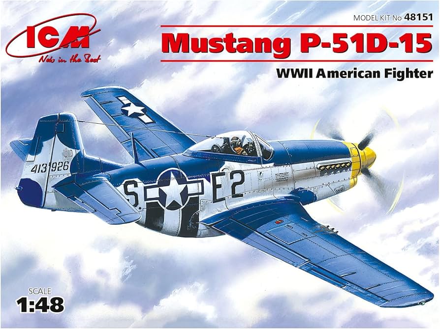Amazon | アイシーエム ICM 1/48 アメリカ空軍 P-51D-15 マスタング