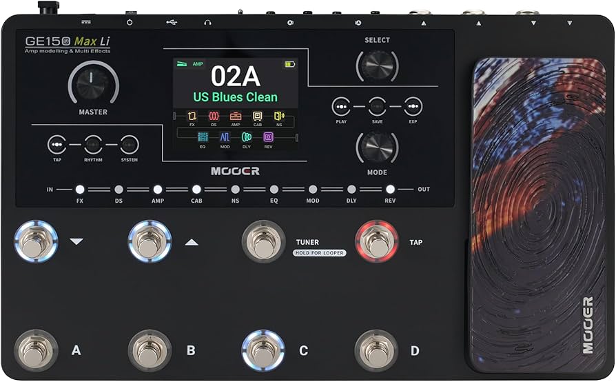 Amazon.com: MOOER GE150 Max Li Battery Powered Guitar Amp